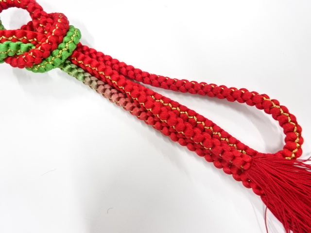 正絹　手組帯締め